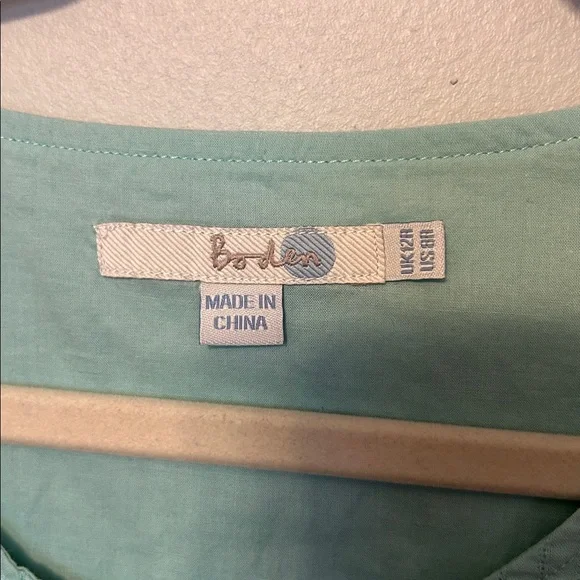 Boden Mint Green Tunic Dress - Picture 2 of 4